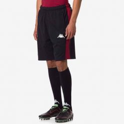 Szorty Metz Alopiz 8 2024/25. Czarne krótkie spodenki sportowe męskie Kappa, bez wzorów, do piłki nożnej. Za 208.50 zł.
