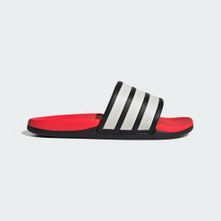 Klapki Adilette Comfort 2.0. Białe klapki damskie Adidas, bez wzorów, klasyczne, bez obcasa. Za 199.00 zł.