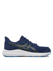 Asics Buty do biegania Jolt 4 Gs 1014A300 Niebieski. Niebieskie buty sportowe chłopięce Asics, bez wzorów, z materiału, bez zapięcia, do biegania. Za 149.99 zł.