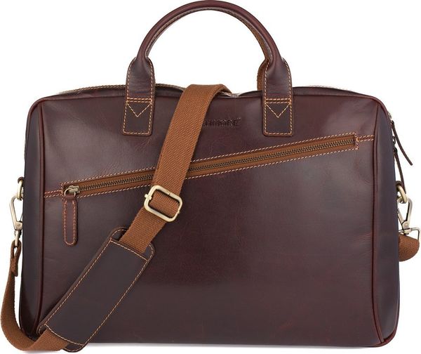 Beltimore Torba męska skórzana na ramię laptopa duża koniakowa biznesowa Beltimore N01. Torby na laptopa męskie Beltimore, bez wzorów, biznesowe, na ramię, duże. Za 379.99 zł.
