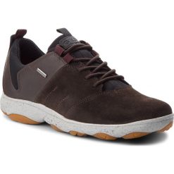 Półbuty GEOX - U Nebula 4X4ABX U842VA 023EK C6T6M Dk Coffee/Coffee. Brązowe półbuty na co dzień męskie Geox, z materiału. W wyprzedaży za 439.00 zł.