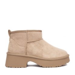 Śniegowce JENNY. Brązowe śniegowce i trapery damskie Jenny. Za 149.99 zł.