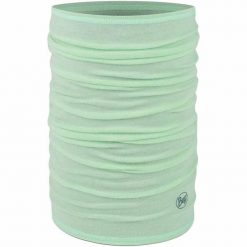 Komin chusta wielofunkcyjna z wełny merino lightweight. Zielone szaliki i chusty damskie Buff, na jesień, bez wzorów, z materiału. Za 120.99 zł.