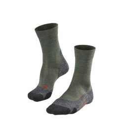 Skarpetki Falke TK2 Melange. Zielone skarpety męskie Falke, bez wzorów, z poliamidu. Za 149.50 zł.