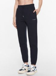Tommy Hilfiger Spodnie dresowe 1985 WW0WW38690 Granatowy Tapered Fit. Niebieskie spodnie dresowe damskie Tommy Hilfiger, s, bez wzorów, z bawełny. Za 339.99 zł.