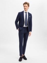 Finshley & Harding garnitur Mężczyźni Slim Fit niebieski, 42. Niebieskie garnitury męskie Finshley & Harding, bez wzorów, biznesowe. Za 999.95 zł.