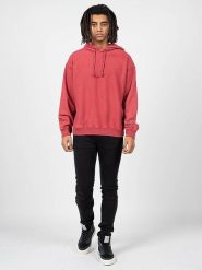 Bluza trekking męska. Czerwone bluzy męskie Champion, m, z aplikacjami, z bawełny, z kapturem. Za 219.00 zł.