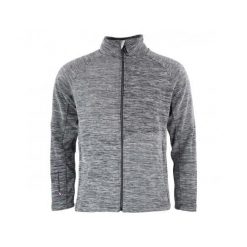 Polarowa koszula sherpa Peak Mountain Croco. Szare koszule męskie Peak Mountain, xl, bez wzorów, z polaru, klasyczne, bez kołnierzyka, bez ramiączek. Za 155.50 zł.