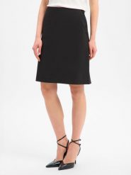 VG Spódnica ołówkowa Kobiety Sztuczne włókno czarny, 36. Czarne spódnice damskie VG, bez wzorów, z włókna, eleganckie, koszulowe. Za 179.95 zł.