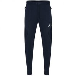 Spodnie sportowe męskie Nike Jordan. Niebieskie spodnie sportowe męskie Nike, l, bez wzorów, z bawełny. Za 304.95 zł.