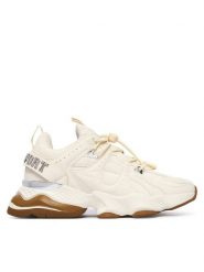 Plein Sport Sneakersy Runner Beast X-01 FAFS USC1042 STE003N Beżowy. Brązowe buty sportowe męskie Plein Sport, ze skóry, bez zapięcia. Za 1,043.99 zł.