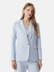 Morgan Marynarka 261-VTYA.F Niebieski jasny Regular Fit. Niebieskie żakiety damskie Morgan, bez wzorów, z syntetyku. Za 343.99 zł.