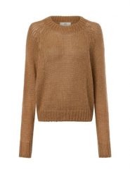 IPURI Sweter z dzianiny Kobiety brązowy, M. Brązowe swetry damskie IPURI, m, bez wzorów, z dzianiny, bez kołnierzyka, bez ramiączek, bez kaptura. Za 299.95 zł.