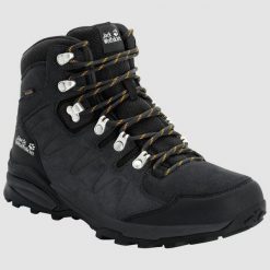 Buty trekkingowe męskie Jack Wolfskin Refugio Texapore Mid. Czarne trekkingi męskie Jack Wolfskin, za kostkę, trekkingowe. Za 409.99 zł.