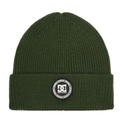 Czapka DC Shoes. Zielone czapki i kapelusze męskie DC Shoes, na zimę, bez wzorów. Za 69.99 zł.