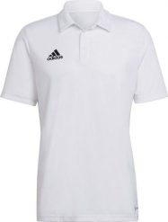 Adidas Koszulka ENTRADA 22 Polo HC5067 HC5067 biały r. L. Białe koszulki polo męskie Adidas, l, bez wzorów, bez ramiączek. Za 67.18 zł.