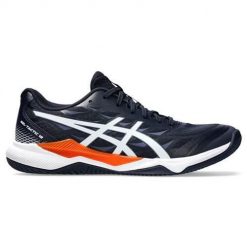 Buty siatkarskie męskie Asics Gel-tactic 12. Niebieskie buty sportowe męskie Asics, z gumy, bez zapięcia, do siatkówki. Za 538.00 zł.