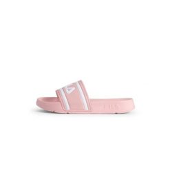 Klapki damskie Fila Morro Bay. Czerwone klapki damskie Fila, bez wzorów, sportowe, bez obcasa. Za 89.00 zł.