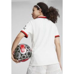 Damska wyjazdowa koszulka AC Milan 24/25 PUMA White. Białe koszulki sportowe damskie Puma, l, bez wzorów, sportowe, bez kołnierzyka. W wyprzedaży za 314.00 zł.