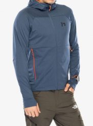 Bluza z kapturem męska Hannah Ethan Hoody. Niebieskie bluzy męskie Hannah, m, bez wzorów, z materiału, z kapturem. Za 472.90 zł.