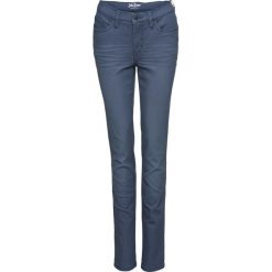 Dżinsy ze stretchem kolorowe SLIM bonprix indygo. Niebieskie jeansy damskie bonprix. Za 109.99 zł.