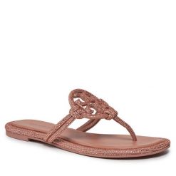 Japonki Tory Burch. Czerwone klapki damskie Tory Burch, bez wzorów, bez obcasa. Za 1,749.00 zł.