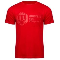 T-shirt Męski Z Bawełny. Czerwone t-shirty męskie Masters, m, bez wzorów, z bawełny, sportowe, bez kołnierzyka. Za 243.99 zł.