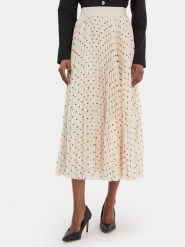 JOOP! Spódnica plisowana Salma2 30100095 Beżowy Regular Fit. Brązowe spódnice damskie JOOP!, bez wzorów, z syntetyku, plisowane. Za 949.99 zł.