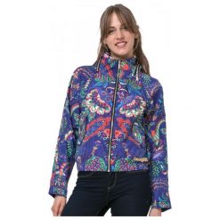 Desigual Kurtka Damska Melisa 42 Wielokolorowy. Szare kurtki damskie Desigual. W wyprzedaży za 255.00 zł.