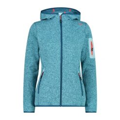 Polar z kapturem dla kobiet CMP. Czerwone bluzy sportowe damskie CMP, bez wzorów, z polaru, z kapturem, narciarskie. Za 298.00 zł.