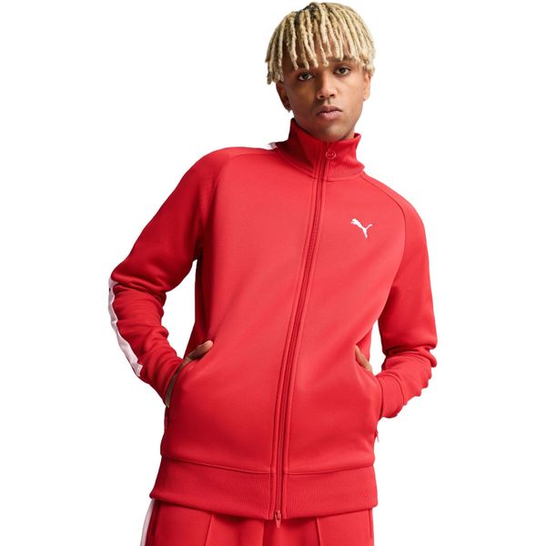 Kurtka męskie Puma T7 Always On Track Jacket. Czerwone kurtki męskie Puma, m, bez wzorów, z materiału, bez kaptura. Za 249.14 zł.
