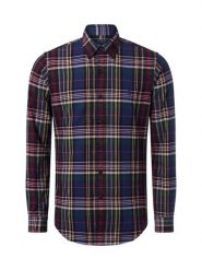 Polo Ralph Lauren Męska koszula casual Mężczyźni Regular Fit Bawełna niebieski|wielokolorowy w kratkę, M. Niebieskie koszule męskie Polo Ralph Lauren, m, bez wzorów, z bawełny, casualowe, bez kołnierzyka, bez ramiączek. Za 499.95 zł.