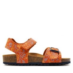 Sandały Geox. Czarne sandały damskie Geox, bez wzorów, bez obcasa, na płaskiej podeszwie, bez zapięcia. Za 569.99 zł.