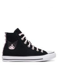 Converse Trampki Chuck Taylor All Star A21837C Czarny. Czarne trampki i tenisówki damskie Converse, bez wzorów, z materiału, retro, bez zapięcia. Za 399.99 zł.