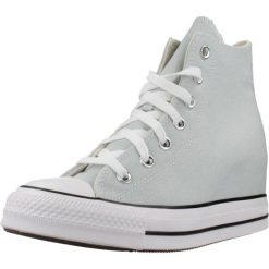 Buty CONVERSE CHUCK TAYLOR ALL STAR WEDGE Niebieski. Niebieskie obuwie sportowe damskie Converse, bez wzorów, z tkaniny. Za 368.99 zł.