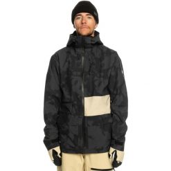 Kurtka snowboardowa męska Quiksilver S Carlson Stretch Quest. Czarne kurtki snowboardowe męskie Quiksilver, m, bez wzorów, bez kaptura, narciarskie. Za 819.99 zł.