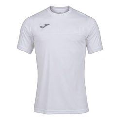 Koszulka do tenisa męska Joma Montreal. Białe koszulki sportowe męskie Joma, m, bez wzorów, bez kołnierzyka, bez ramiączek, do piłki nożnej. W wyprzedaży za 104.30 zł.
