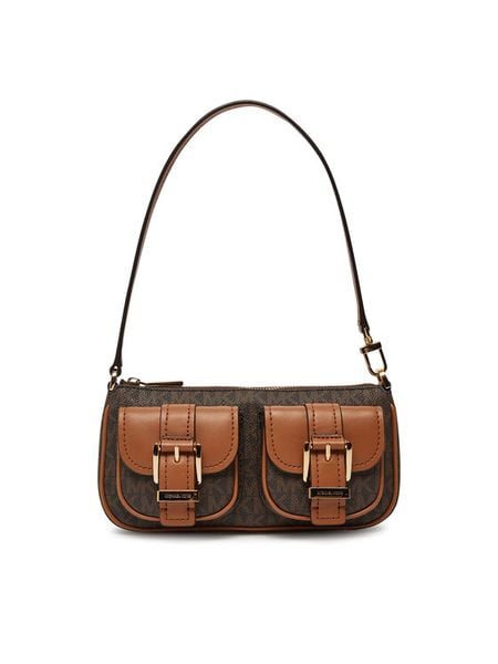 MICHAEL Michael Kors Torebka 32S5GZCU1B Brązowy. Brązowe torebki do ręki damskie MICHAEL Michael Kors, bez wzorów, ze skóry, bez dodatków. Za 493.99 zł.
