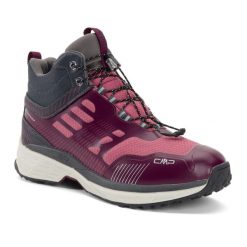 Buty trekkingowe damskie CMP Pohlarys Mid Wp. Czerwone obuwie sportowe damskie CMP, bez wzorów, trekkingowe. Za 279.99 zł.