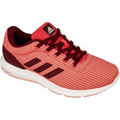 Czerwone Buty biegowe adidas Cosmic W BB4353. Czerwone obuwie sportowe damskie Adidas, bez wzorów, z materiału, do biegania. W wyprzedaży za 289.00 zł.