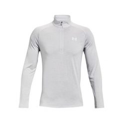 Koszulka z długim rękawem Męska Under Armour Tech 2.0 1/2 Zip. Białe koszulki sportowe męskie Under Armour, m, bez wzorów, z materiału, bez kołnierzyka, bez ramiączek, na fitness i siłownię. Za 203.10 zł.