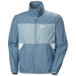 Windbreaker Helly Hansen Koster. Niebieskie kurtki męskie Helly Hansen, m, bez wzorów, bez kaptura. Za 516.00 zł.