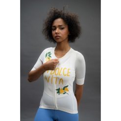 Koszulka rowerowa damska Quest Dolce Vita. Koszulki sportowe damskie Quest, l, bez wzorów, bez kołnierzyka, bez ramiączek, na fitness i siłownię. Za 249.99 zł.