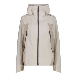 Kurtka przeciwdeszczowa damska CMP. Brązowe kurtki sportowe damskie CMP, bez wzorów, bez kaptura, trekkingowe. Za 309.99 zł.