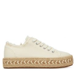 Espadryle DeeZee. Brązowe espadryle damskie DeeZee, bez wzorów, bez obcasa, bez zapięcia. Za 99.99 zł.