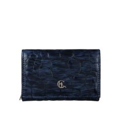 Skórzany portfel damski ze skóry lakierowanej Canaletto z RFID PD1225CS287 RFID. Brązowe portfele damskie bez wzorów, ze skóry. Za 170.00 zł.