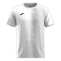Koszulka z dekoltem w serek Joma Smash. Białe koszulki sportowe męskie Joma, l, bez wzorów, z meshu, bez kołnierzyka, bez ramiączek, tenisowe. Za 129.99 zł.