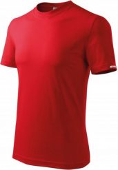 Dedra Koszulka męska T-shirt czerwona 100% bawełna rozmiar S (BH5TC-S). Czerwone t-shirty męskie Dedra, m, bez wzorów, z bawełny, bez kołnierzyka. Za 32.99 zł.