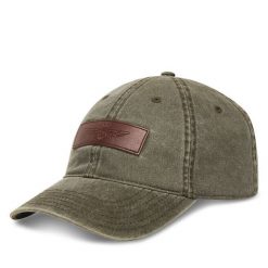 Czapka z daszkiem Aeronautica Militare. Zielone czapki i kapelusze męskie Aeronautica Militare, bez wzorów. Za 219.99 zł.