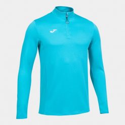 Bluza do biegania męska Joma Running night. Niebieskie bluzy męskie Joma, m, bez wzorów, bez kaptura, do biegania. W wyprzedaży za 152.50 zł.